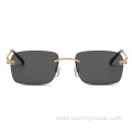 New Retro polygon Sunglasses men's and women's fashion European and American metal small frame sunglasses